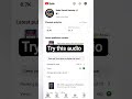 Try this audio