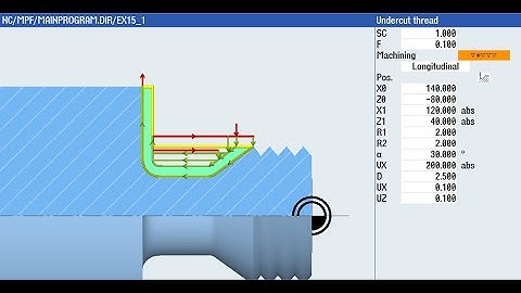 SIEMENS-SINUMERIK-SINUTRAIN- Fundamentals of freely definable thread undercuts-Cycle 940-Parameters