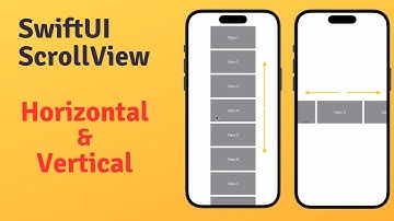 How to use SwiftUI ScrollView for vertical and horizontal scrolling