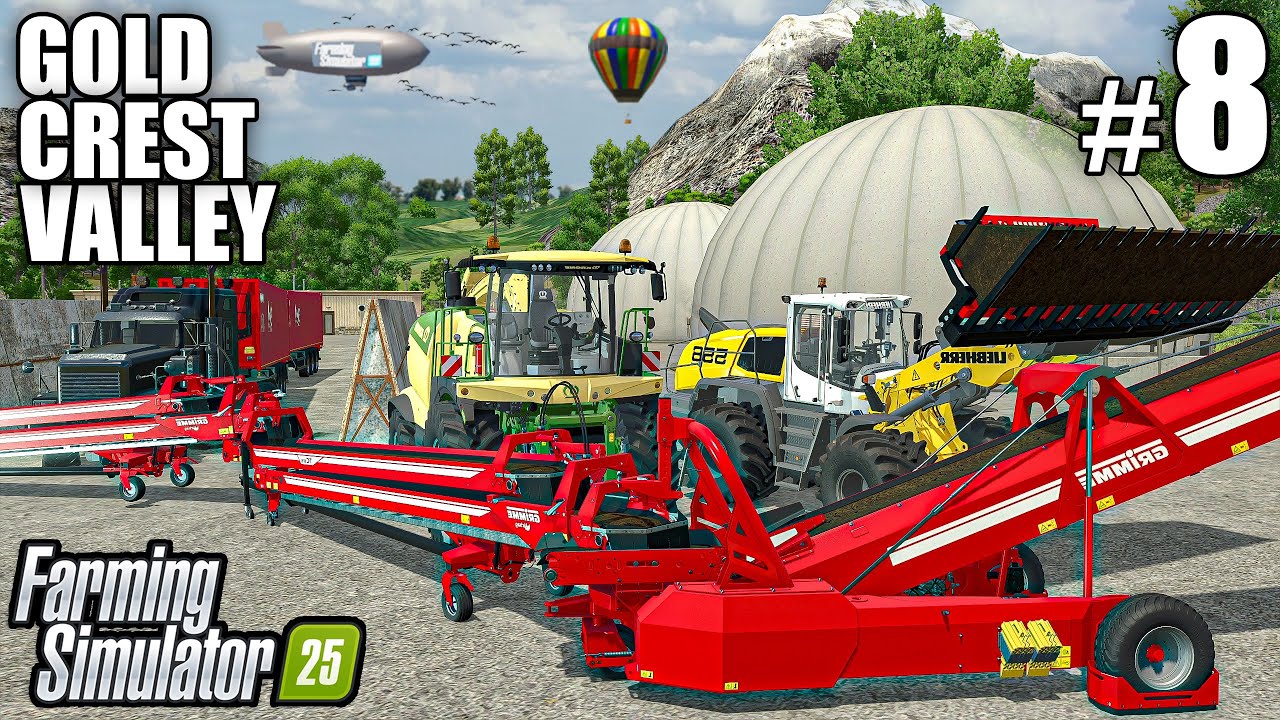 I MADE MILLIONS Filling BGA w/ 1.200.000 SILAGE | Gold Crest Valley 3.0 | #8 | Farming Simulator 25