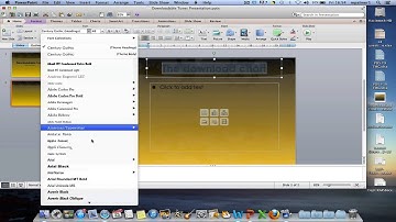 6 - Changing fonts, sizes and colours