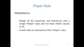 Chapter 6:  Using Design Patterns