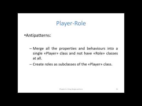 Chapter 6:  Using Design Patterns