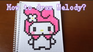 Melody Pixel Art - How to draw Melody? #melody