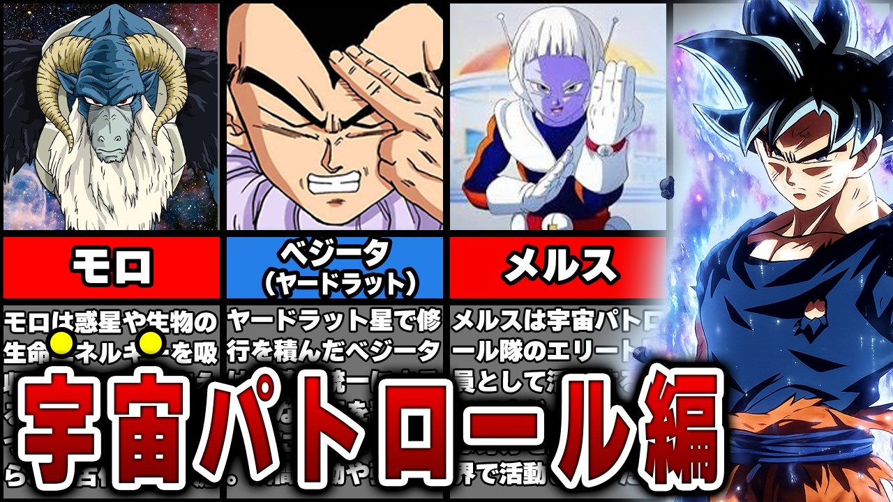 【完全解説】アニメ放送前に絶対知るべき宇宙パトロール編!漫画版を先行解説!