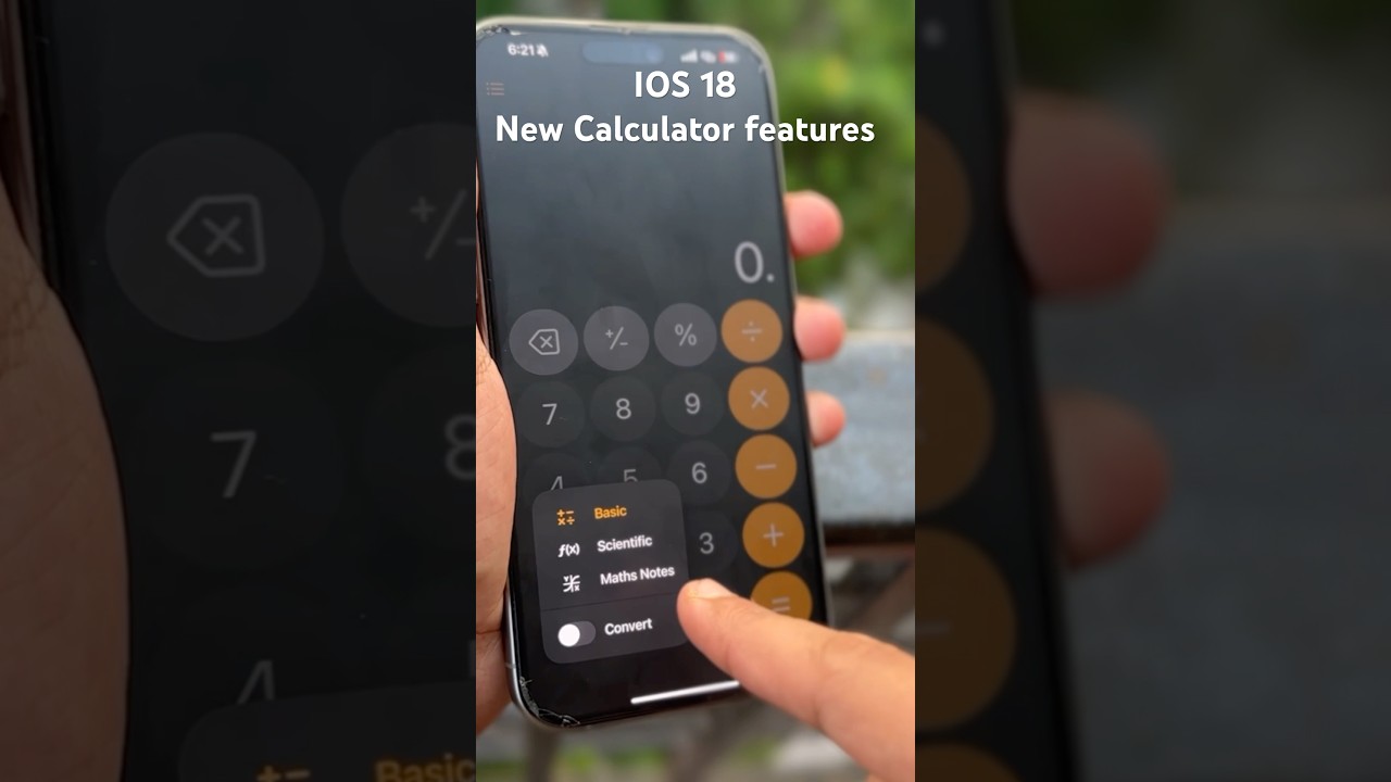 iOS 18 new calculator feature - dv company | 
