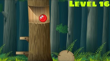 Red Ball 4 - Chapter 2 Deep Forest - Level 16 Walkthrough Gameplay