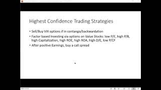 Raleigh Durham Traders Meetup 20210128 Book Discussion and Vix/Calendar Spread Analysis