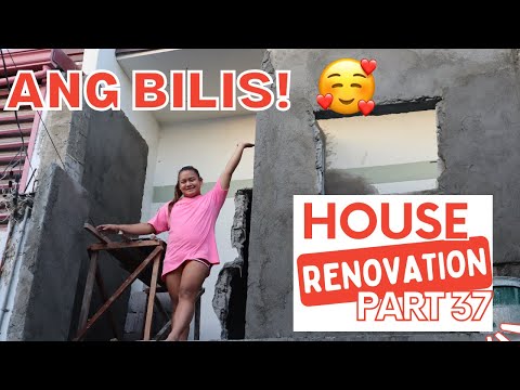 ANG BILIS! ASINTADA NA ANG 2ND FLOOR NG AMING BAHAY! HR.EP 37