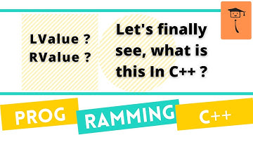 Lvalue And Rvalue In C++