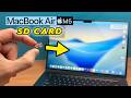 MacBook Air M5 + SD Card : How to Transfer Files