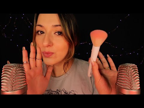 Türkçe ASMR [1 SAAT] Anlaşılmayan Fısıltılar 💋 Öpücükler & Yüz Fırçalama | Kulaktan Kulağa Sesler