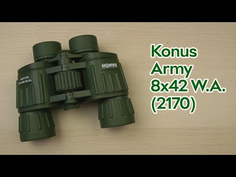 Розпаковка Konus Army 8x42 W.A. (2170)