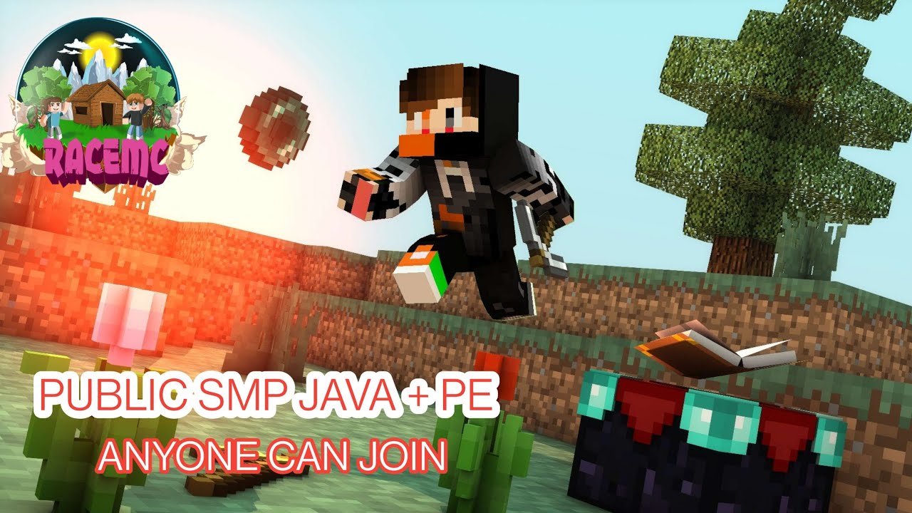Race MC DAY 8 Public Server |Java+Bedrock+P.E| Survival, Lifesteal ...