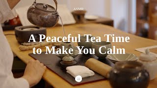 [ASMR] Korean Traditional Tea Ceremony for Relaxation | Tea Room Ambience Calming Sounds