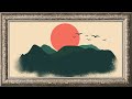 TV Frame 4K, Full Sunset on the Mountain