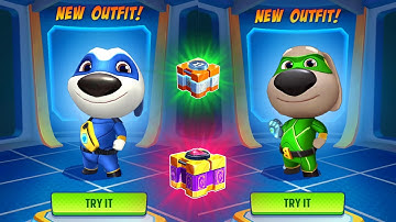 Talking Tom Hero Dash Big Update - Unlock Super Chest vs Ultra Chest - Hank Ben Gameplay