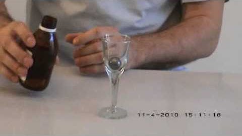 Quicksilver - Science experiment