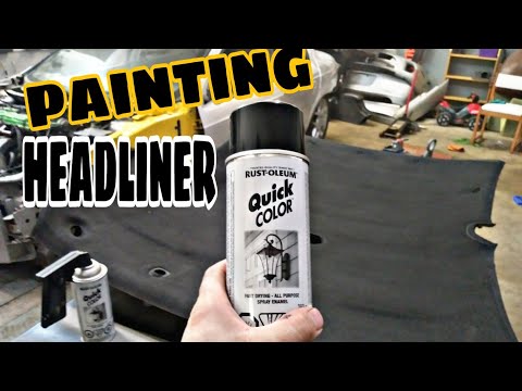 Headliner Spray Paint Black