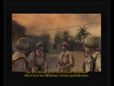 CoD 2: Big Red One Walkthrough Part 9: Level 4- Counterattack part 1