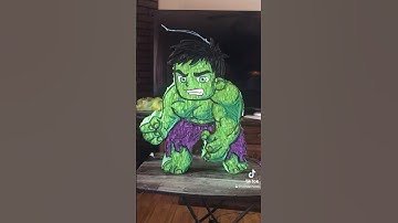 Hulk Piñata 🥰 #diypinata #avengers #hulk #pinata