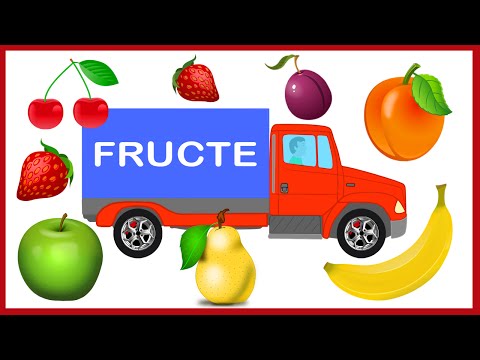 Fructele. Camionul cu Fructe. Desene Educative pentru Copii