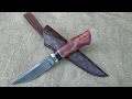 Hand made knife &quot;Fire on the skin&quot;