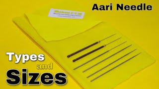 Aari Needles Sizes and types | Aariwork | How many sizes are there in Aari embroidery