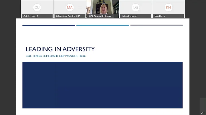 Leading in Adversity with Col  Teresa Schlosser, C...