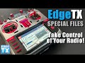 EdgeTX Snippet • Special Files: Sounds, Images, Configuration