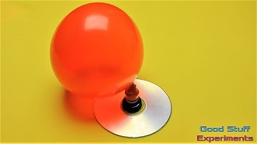 How to Make a CD Hovercraft - Science Experiment