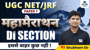 Data Interpretation | DI | Maha Marathon | Paper-1 | UGC NET -JRF | Apni University | By Shubham Sir