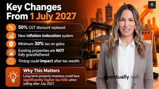 Should I Sell My Investment Property Before July 2027