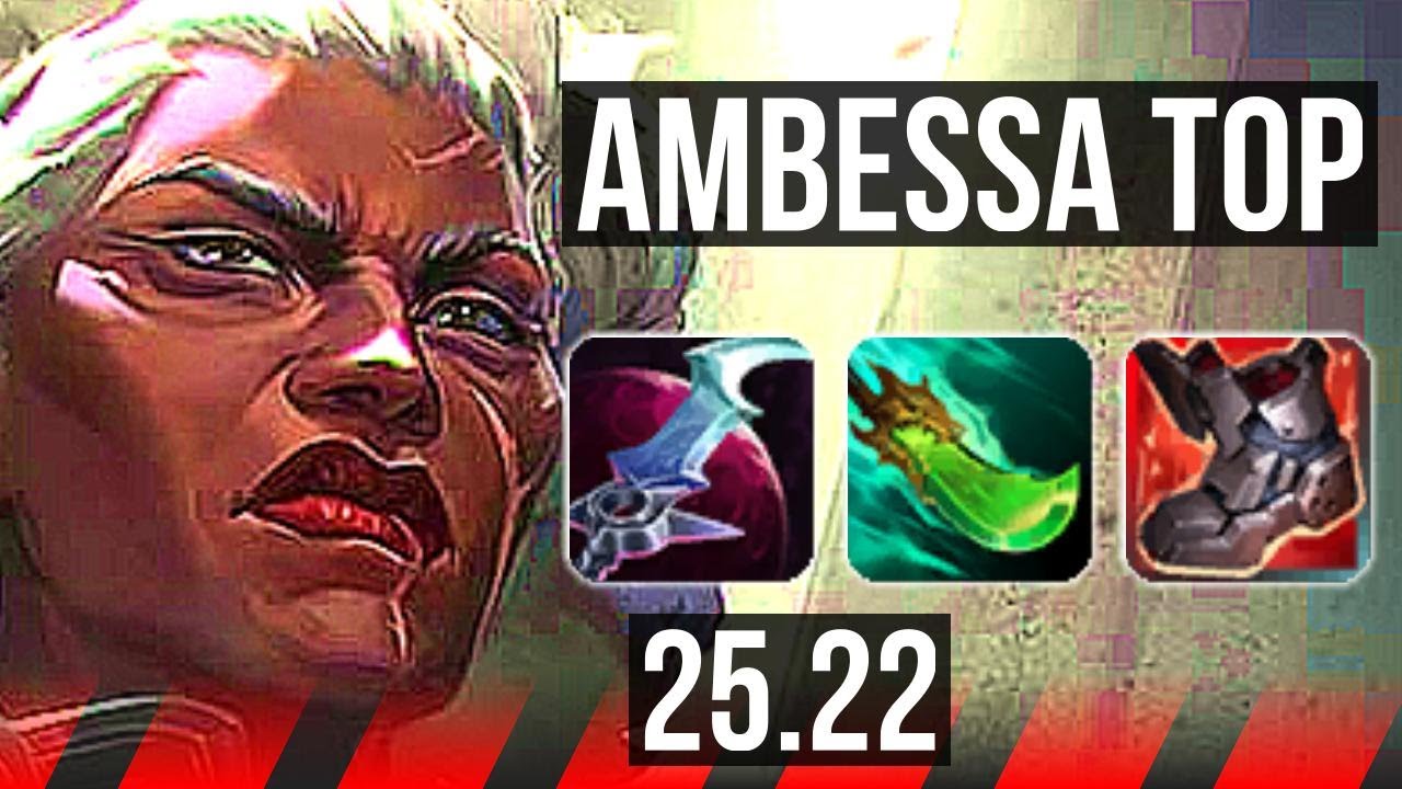 AMBESSA vs DARIUS (TOP) | Legendary | KR Master | 25.22