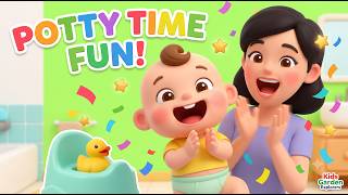 potty rhyme for toddlers | sweet, gentle song with baby lou