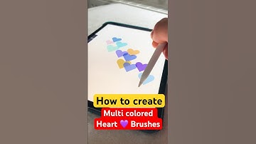 Multi-colored Hearts #procreate #digitalart #drawing #digitalillustration #tablet #procreatedrawings