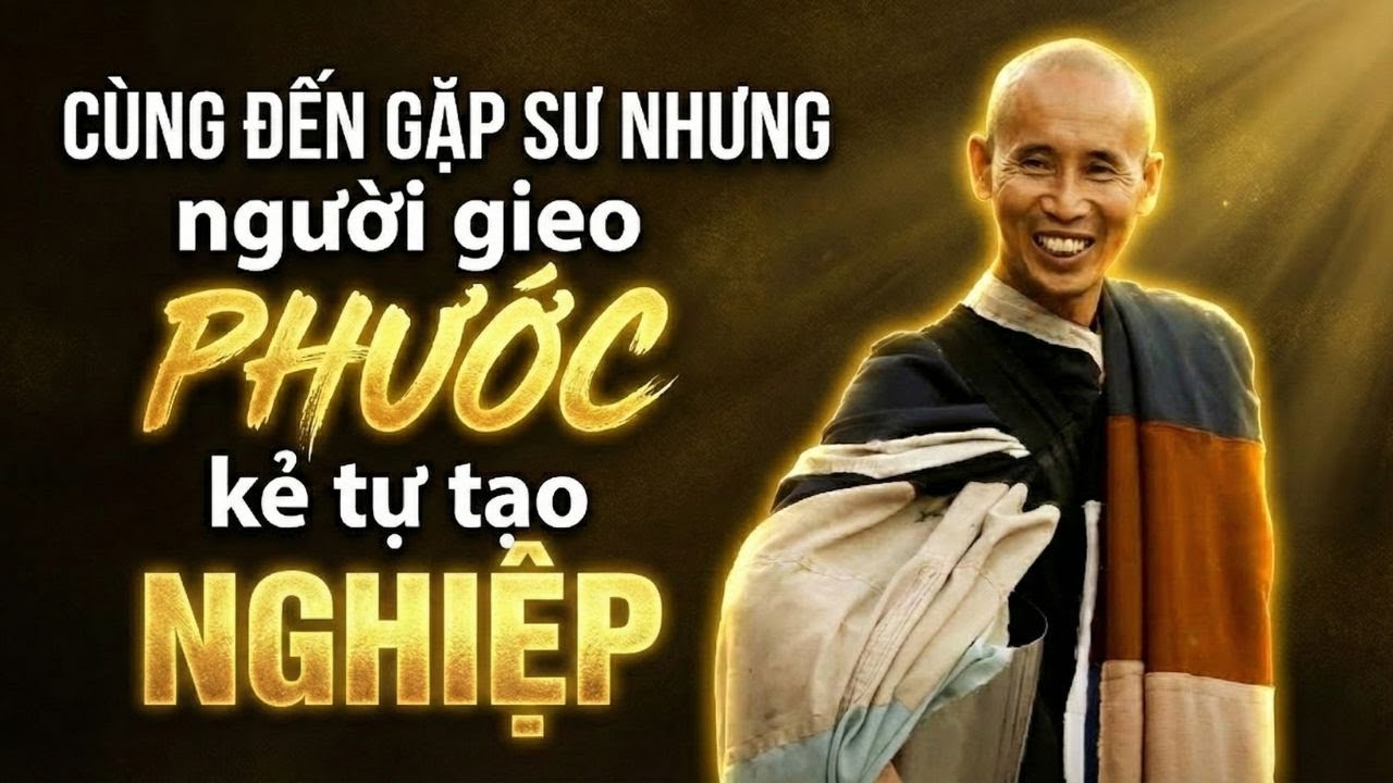 🔴 Vì sao cùng đến gặp Sư Minh Tuệ, người gieo PHƯỚC – kẻ tự tạo NGHIỆP