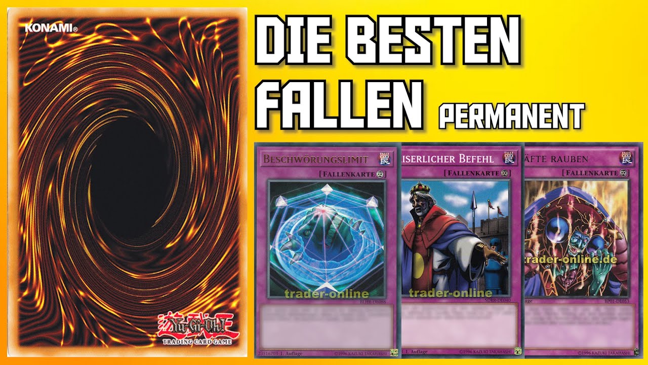 Die Besten Fallen In Yu Gi Oh Trader Yugioh Karten Review Tcg Deck Tutorial Deutsch Trap Youtube