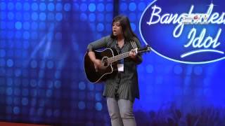Bangladeshi Idol Audition   Musharrat Jahan Aanchal online video cutter com