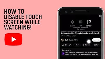How To Disable Touch Screen While Watching YouTube [easy]