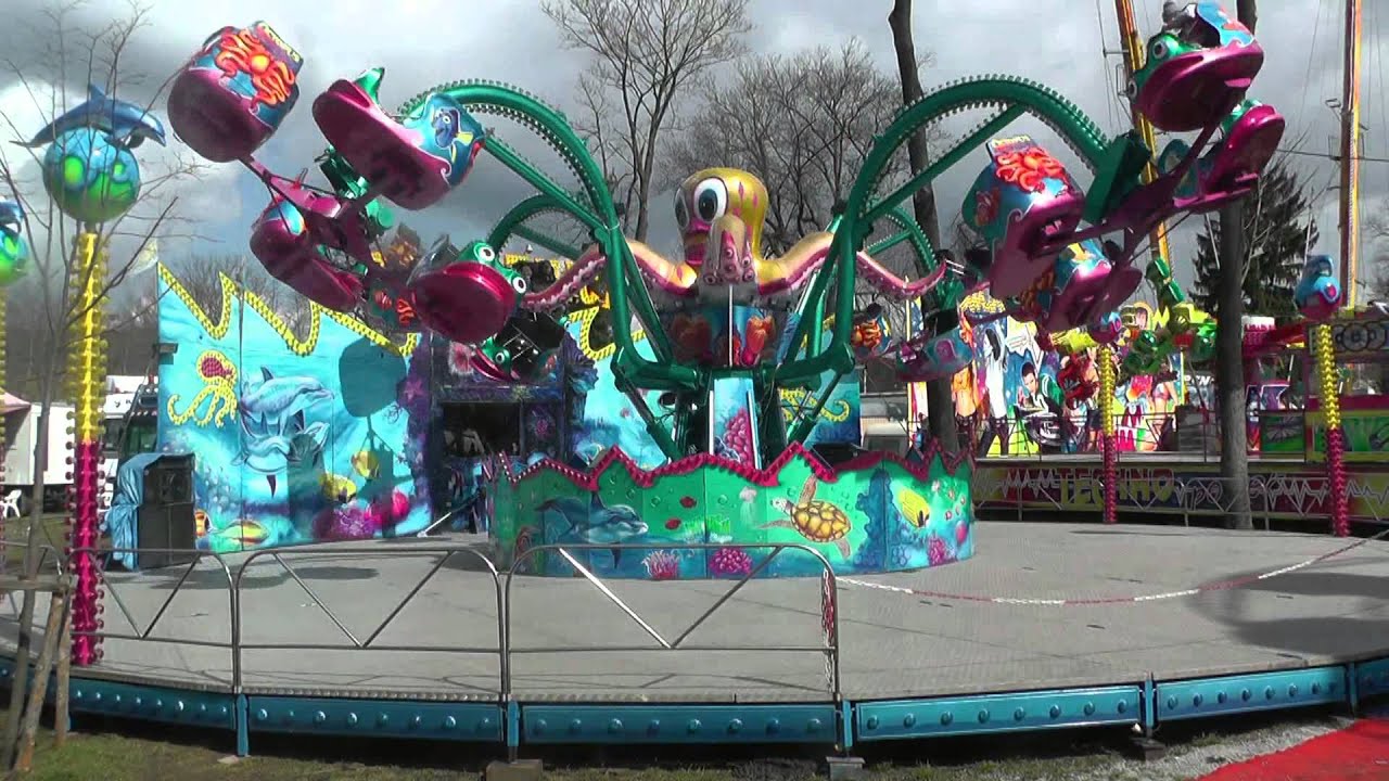 Sedlecká pouť 2015 - ATRAKCE CHOBOTNICE / ATTRACTION OCTOPUS OFF-RIDE ...