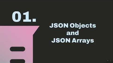 JavaScript JSON Array and JSON Object MP4