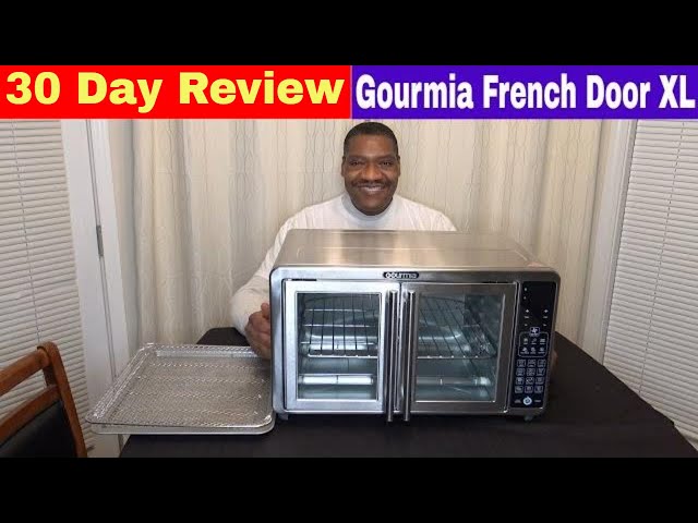  Gourmia XL Digital Air Fryer Toaster Oven with Single-Pull French  Doors : Home & Kitchen