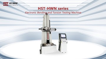 How to use HST-HWN Series Computer Controlled Electronic Bending and Torsion Testing Machine