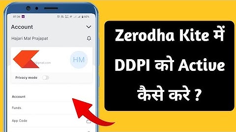 Zerodha me ddpi kaise chalu kare || how to activate ddpi in zerodha kite account