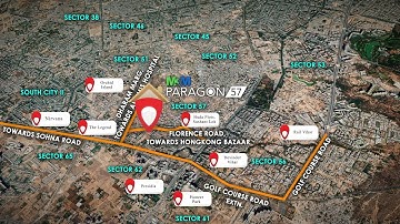 Property Location Markup Map for 3D Animation