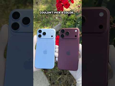 I Couldn't Pick a Color… So I Bought BOTH iPhone 18 Pro Max 😂