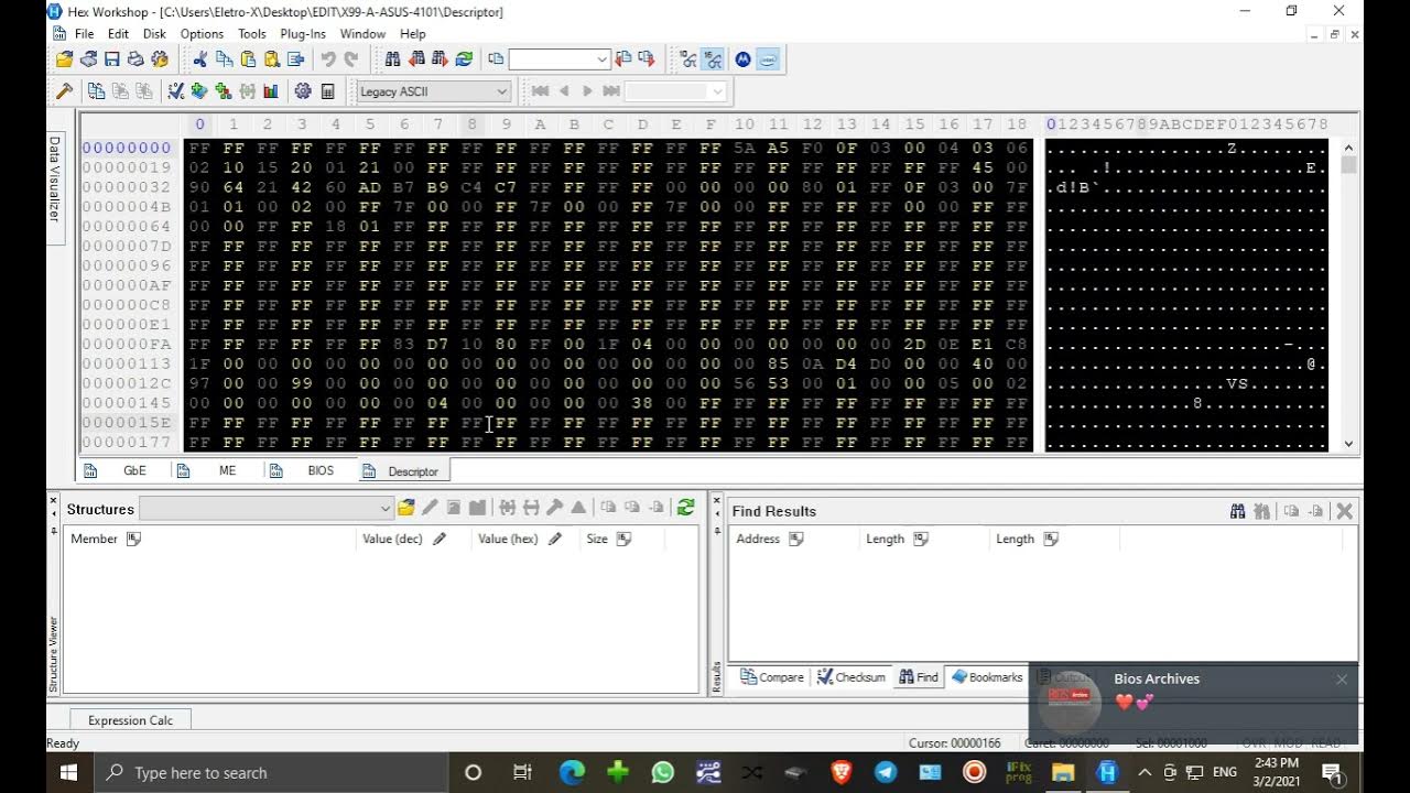 PC BIOS CAP TO BIN YouTube