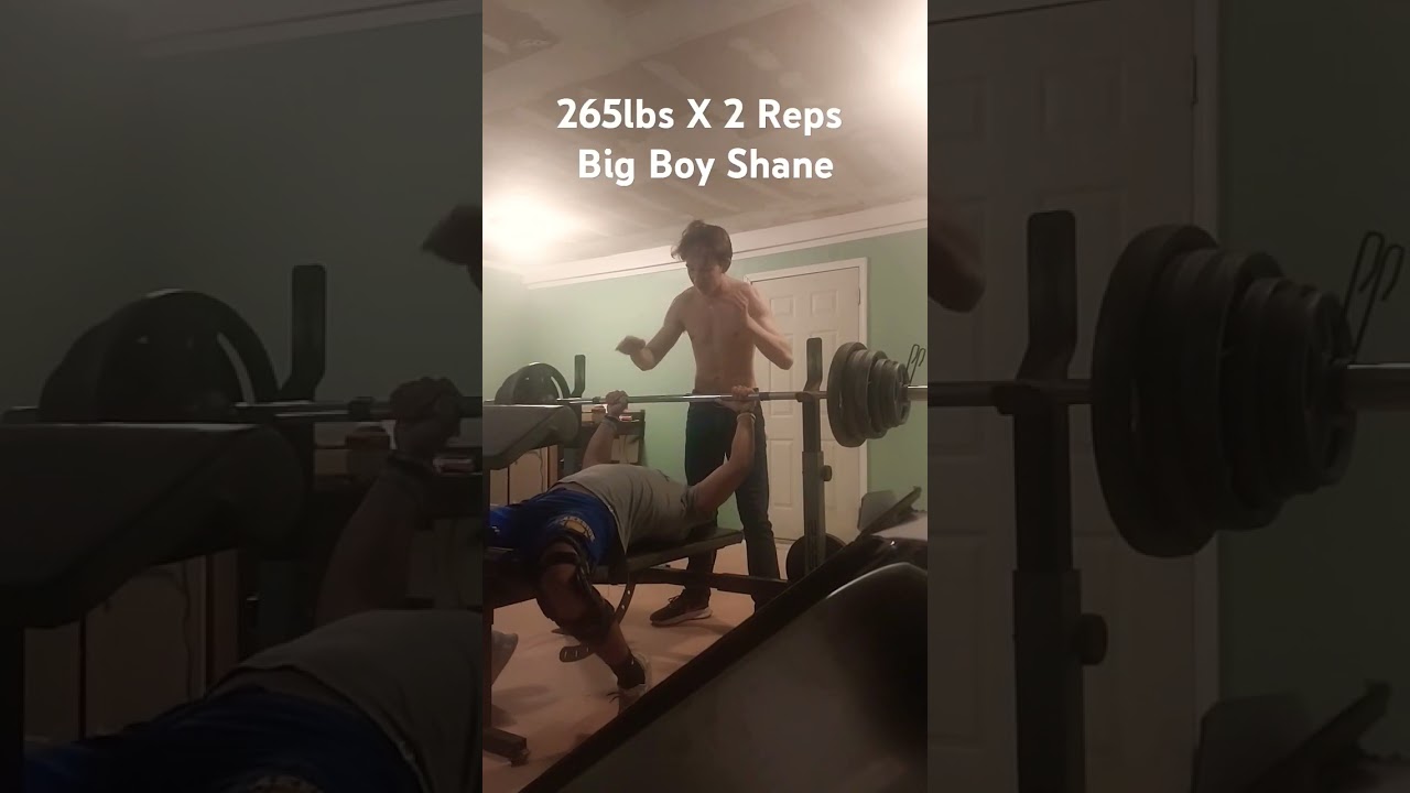 265lbs X 2 Reps Bench Press by Shane Cummings at Lakeside 
