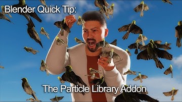Blender Quick Tip: The Particle Library Addon